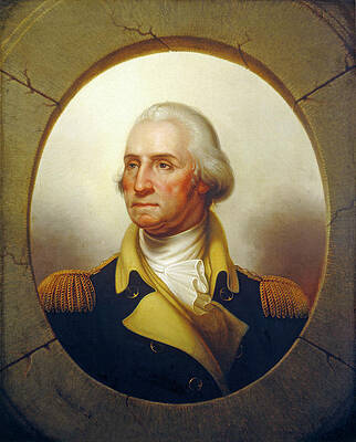 George Washington Print by Rembrandt Peale