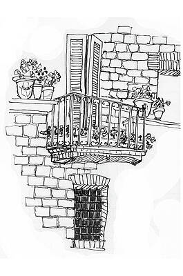 How To Draw a Balcony Worksheet  Drawing tutorial Sketch book Drawings