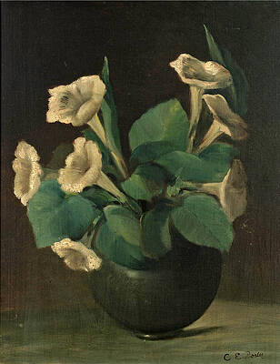 A Bowl of Morning Glories Print by Charles Ethan Porter