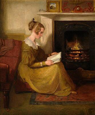 Reading A Book Paintings Fine Art America