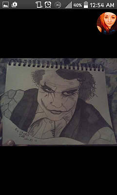 Wall Art - Drawing - A joker past by Chrystal Whiteside