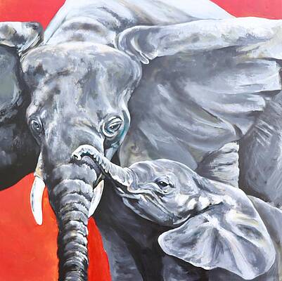 Elephant Ear Paintings Page 3 Of 5 Fine Art America