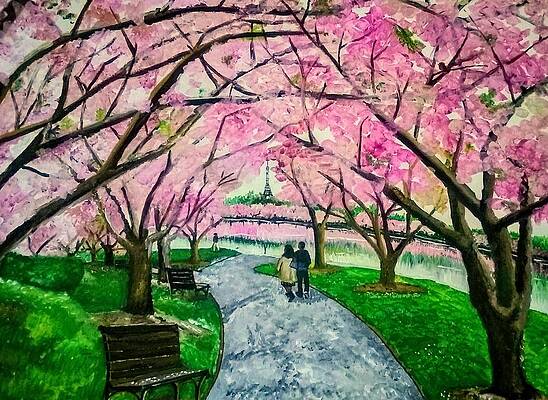 A walk in the spring by Jessica Mincy