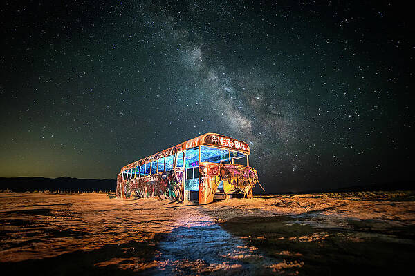 Abandoned Bus under the Milky Way by James Udall Abandoned Bus under the Milky Way by James Udall