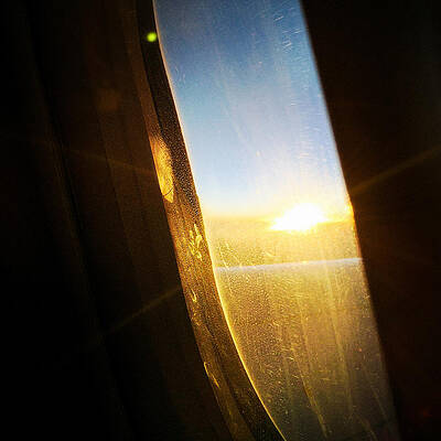 Wall Art - Photograph - Above the clouds 05 - Sun in the window by Matthias Hauser