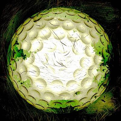 Abstract Golf Art Pixels