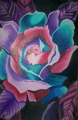 Abstract Rose by Tameisha Harrington