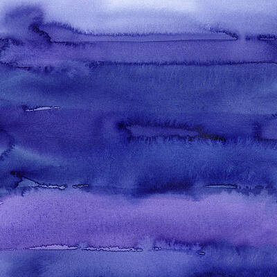 Wall Art - Painting - Abstract Watercolor Pattern by Olga Shvartsur