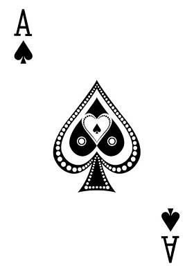 Wall Art - Digital Art - Ace Of Spades by Daro Khider