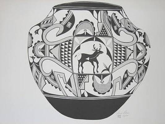 Acoma Pot by Joanie Arvin