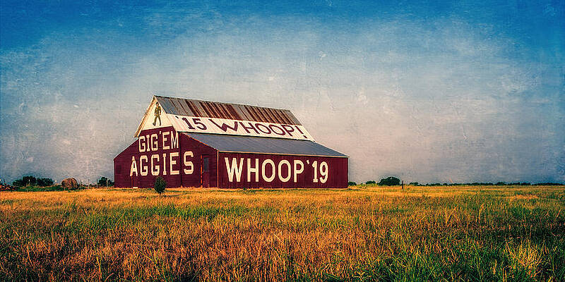 Wall Art - Photograph - Aggie Barn 2015 by Joan Carroll