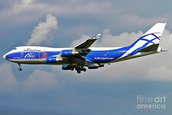 Wall Art - Photograph - Air Bridge Cargo Boeing 747 by Amos Dor