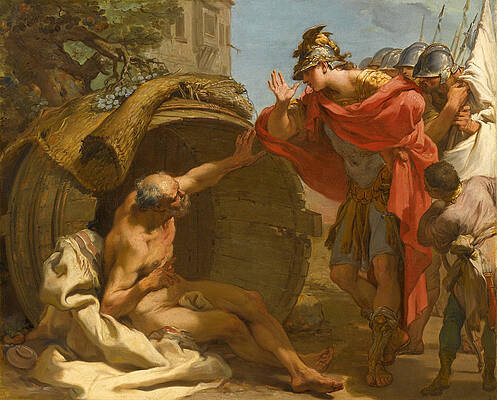Diogène et Alexandre le Grand