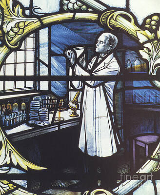 Wall Art - Photograph - Alexander Fleming, Scottish Biologist by Science Source