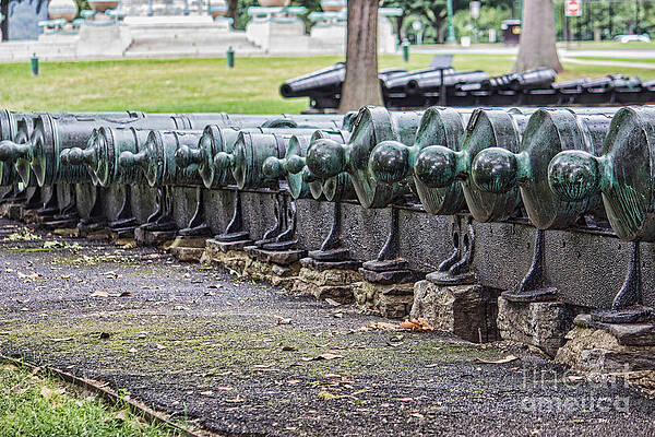 Wall Art - Photograph - Canons All in a Row by Roberta Byram