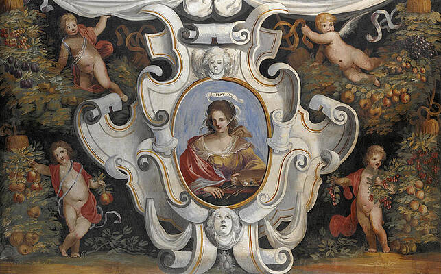 Allegory of Painting Print by Agostino Ciampelli