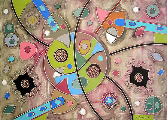  Painting - Allegra confusione by Andrea Benetti