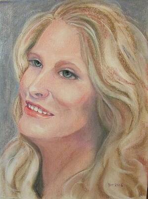 Wall Art - Pastel - Allie by Barbara O'Toole