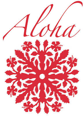 Aloha Red Hibiscus by James Temple Aloha Red Hibiscus by James Temple