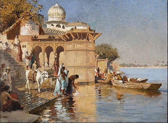 Ganga River Paintings Fine Art America