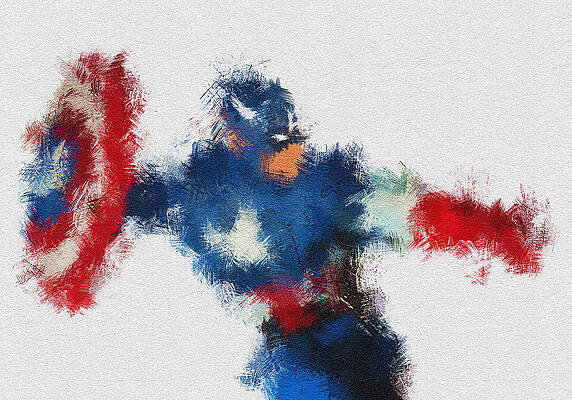 Captain America Paintings Fine Art America