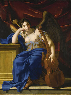An Allegory of Poetry Print by Eustache Le Sueur