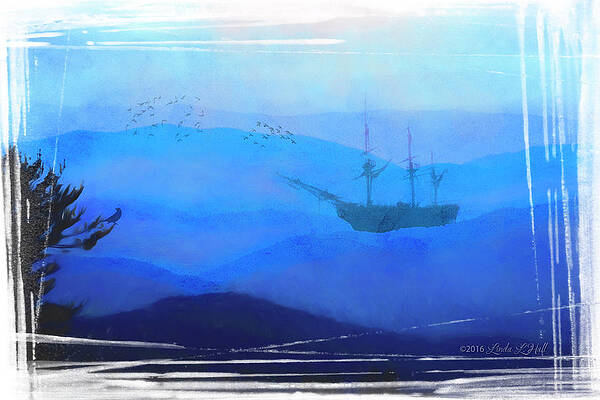 Wall Art - Digital Art - An Unexpected Harbor by Linda Lee Hall