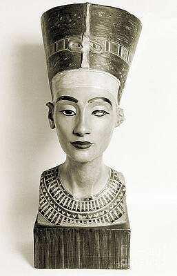 Wall Art - Photograph - Ancient Egyptian, Nefertiti by Wellcome Images