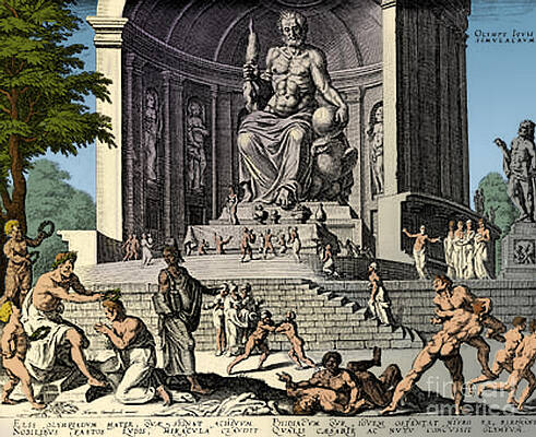 Wall Art - Photograph - Ancient Wonder Of The World, Zeus by Science Source