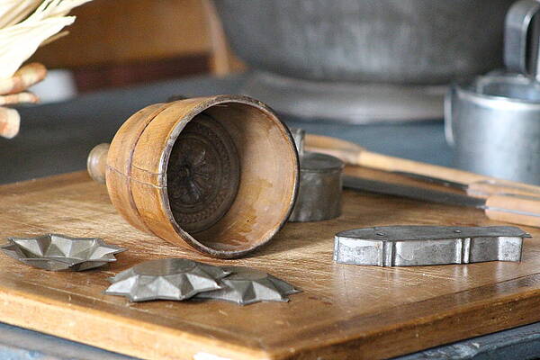 Antique Cookie Cutters and Pewter Molds Photograph by Colleen Cornelius Antique Cookie Cutters and Pewter Molds Photograph by Colleen Cornelius