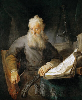 Apostle Paul Print by Rembrandt