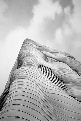 Wall Art - Photograph - Aqua Tower by Scott Norris