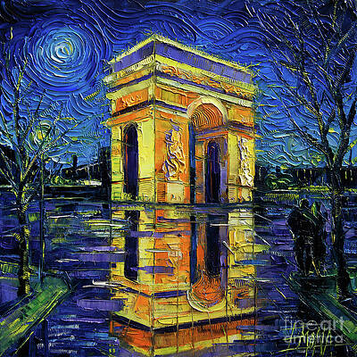 Champs Elysees Paintings Fine Art America