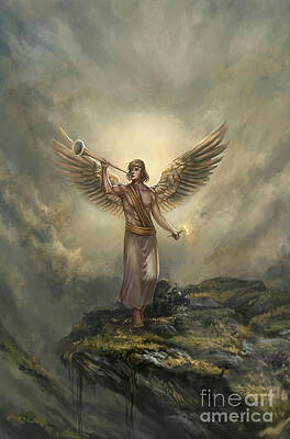 Wall Art - Digital Art - Archangel Gabriel by Robert Greco