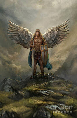 Wall Art - Digital Art - Archangel Michael by Robert Greco
