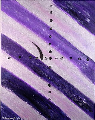 Wall Art - Painting - Archangel Raguel by Anjel B Hartwell