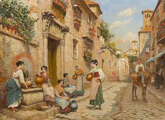 People Talking Paintings Fine Art America