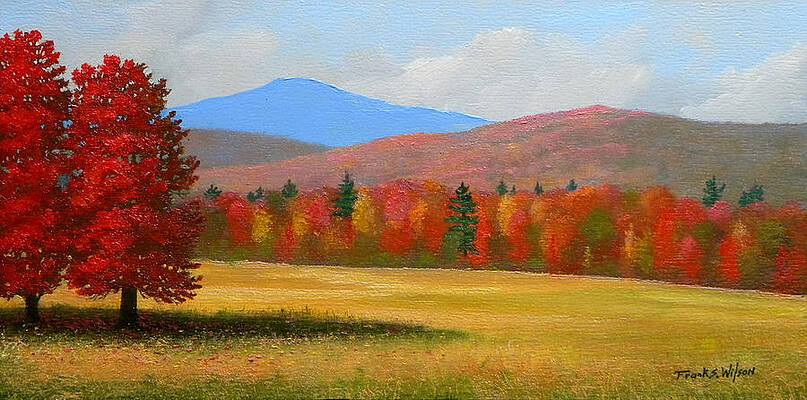 New England Fall Foliage Paintings Fine Art America