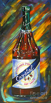 Louisiana Hot Sauce Painting by Elaine Hodges - Fine Art America