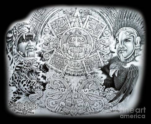 Ancient Aztec Art by Odracziv on DeviantArt