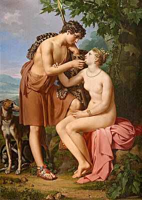 Bacchus and Ariadne Print by Joseph Paelinck