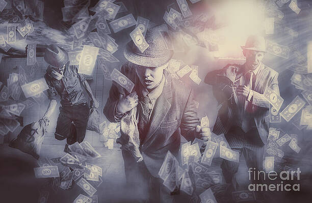 Wall Art featuring the photograph Bankers Bailout With Bail-ins by Jorgo Photography