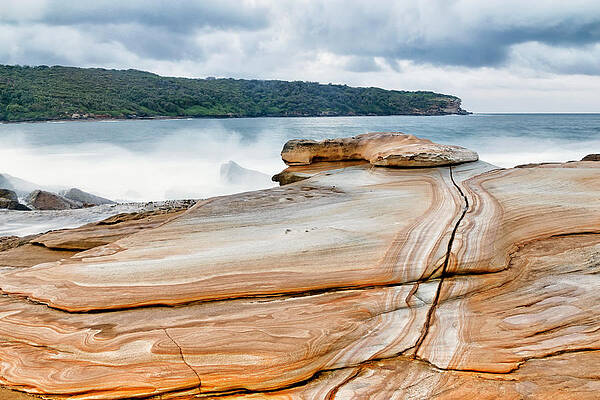 Wall Art - Photograph - Bare Island Rock Platforms 1 by Nicholas Blackwell