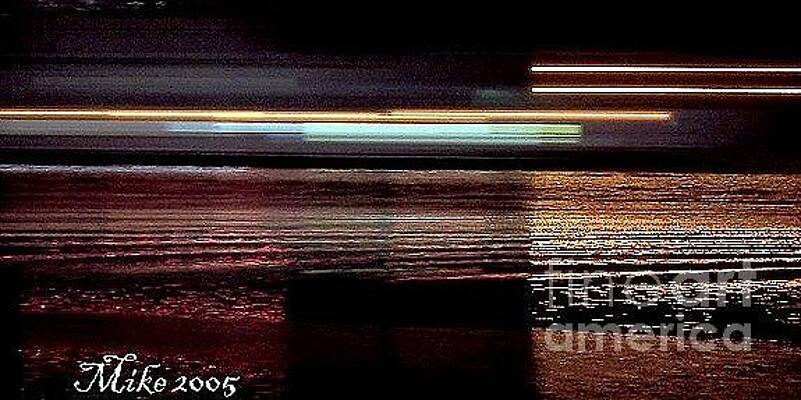 Barge at Slow Shutter Speed by Mike Hazelwood