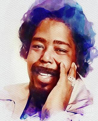 Wall Art - Painting - Barry White, Music Legend by Esoterica Art Agency