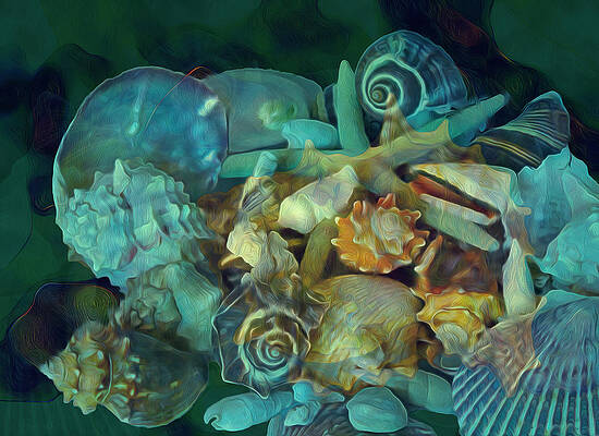 Wall Art - Mixed Media - Beach Beauty 10  by Lynda Lehmann