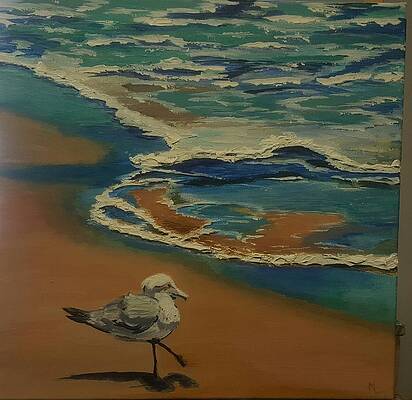 Beach Bird 1 by Nancie Ludwig