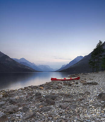 Beached Canoe Awaits Nightfall by Royce Howland Beached Canoe Awaits Nightfall by Royce Howland