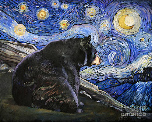 Beary Starry Nights by J W Baker Beary Starry Nights by J W Baker