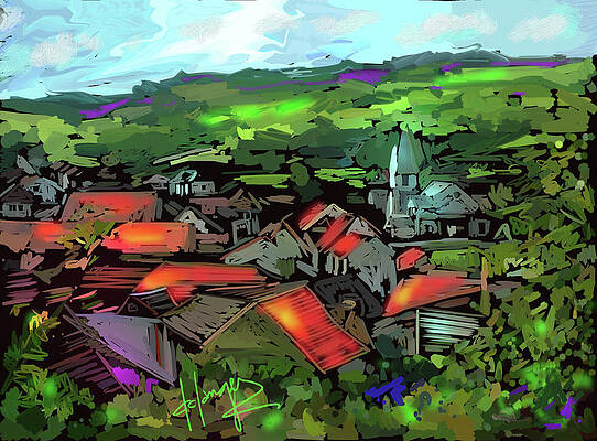 Digital City Paintings Page 34 Of 35 Fine Art America